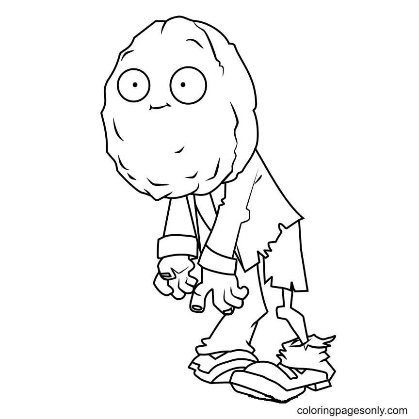 Plants vs Zombies Coloring Pages 121