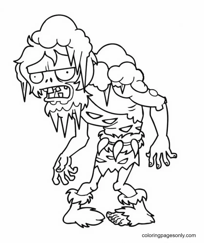 Plantas Vs Zombies Para Colorear 126