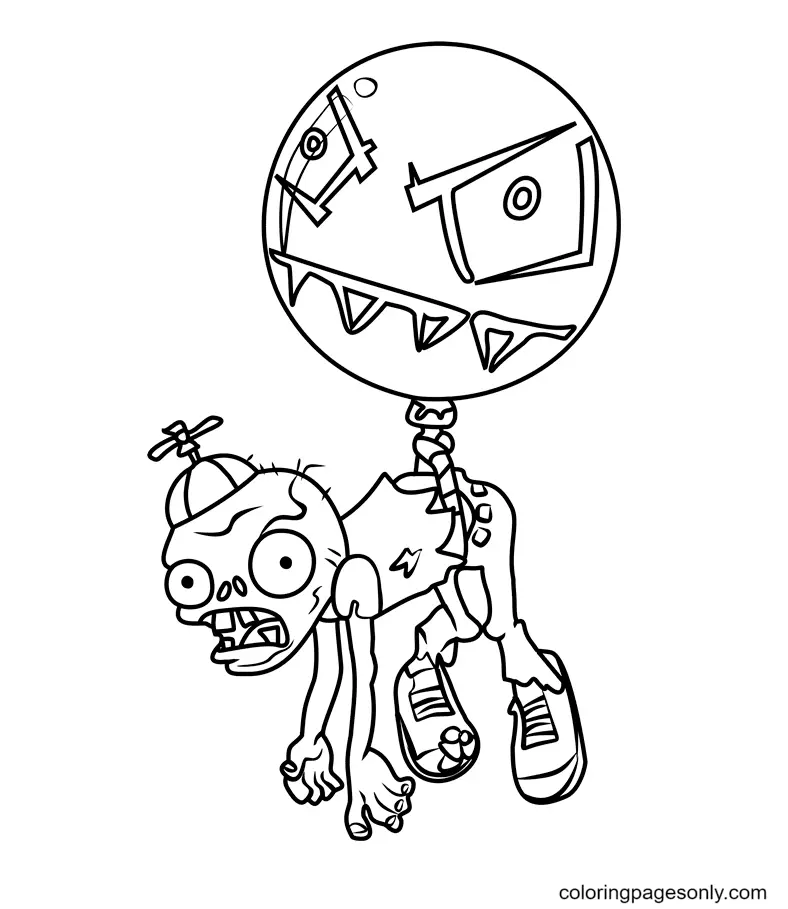 Plantas Vs Zombies Para Colorear 133