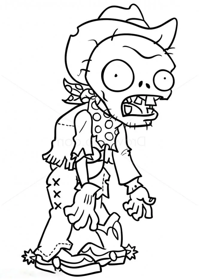 Plantas Vs Zombies Para Colorear 29