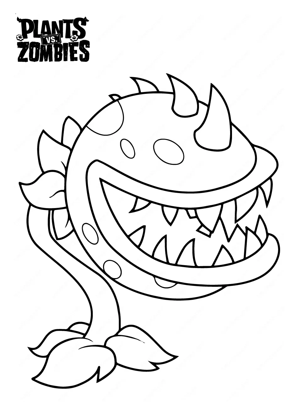 Plantas Vs Zombies Para Colorear 7