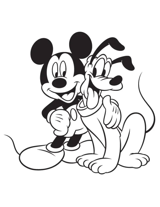 Pluto Coloring Pages 16