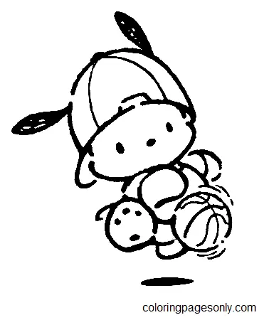 Pochacco Coloring Pages 7