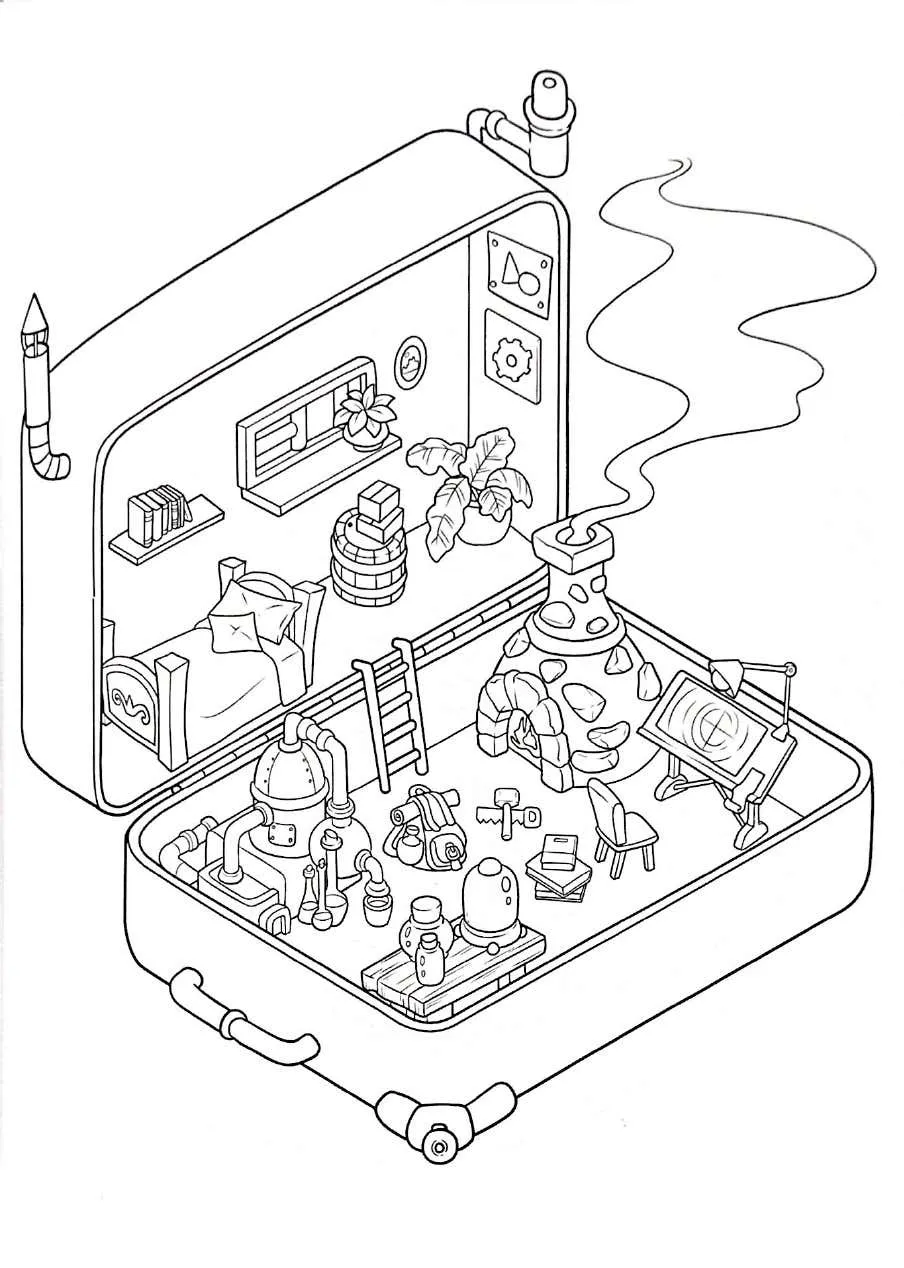 Mundo De Bolso Para Colorir 28