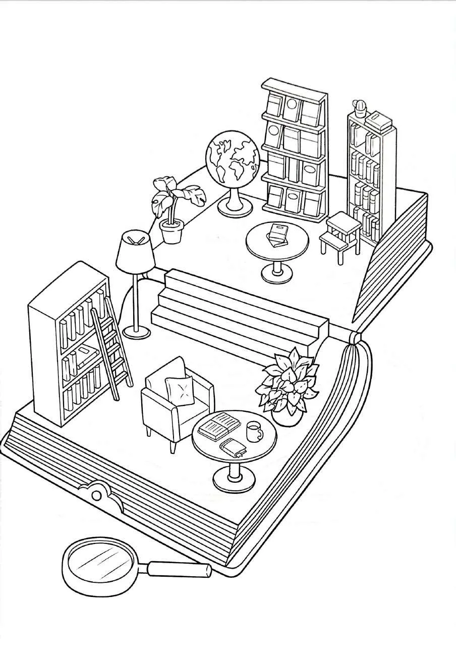 Mundo De Bolso Para Colorir 8