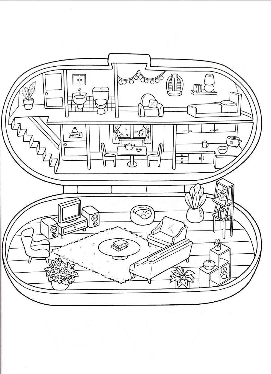 Mundo De Bolso Para Colorir 9