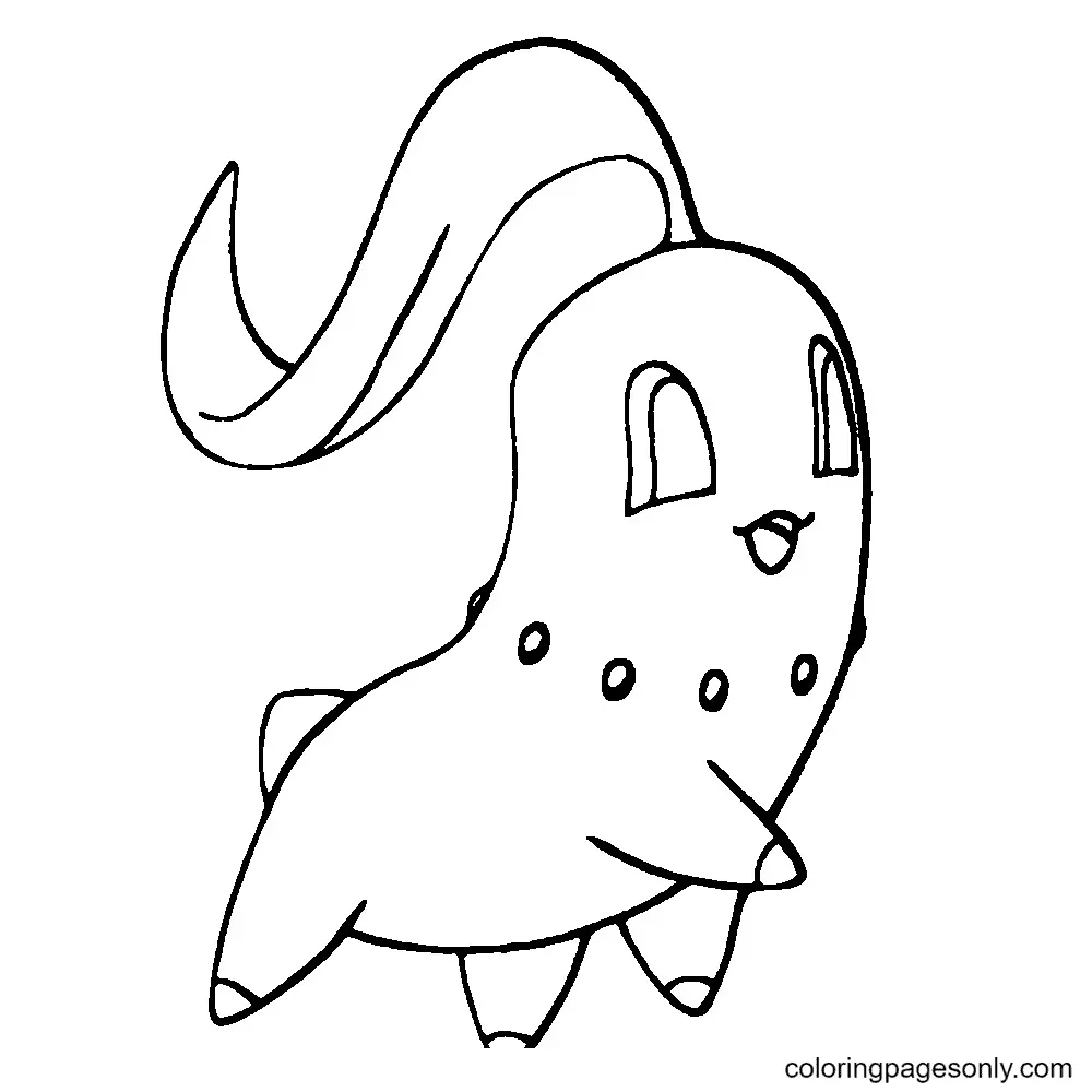 Pokemon Characters Coloring Pages 151