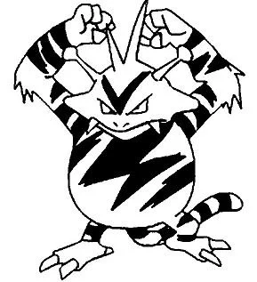 Desenhos de personagens Pokemon Para Colorir 219