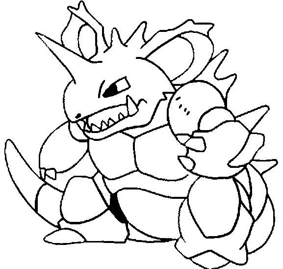 Pokemon Characters Coloring Pages 265