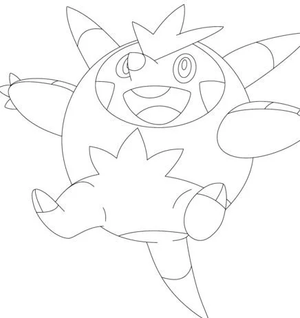 Pokemon Characters Coloring Pages 70