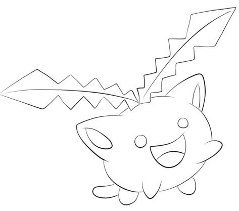 Desenhos de personagens Pokemon Para Colorir 94