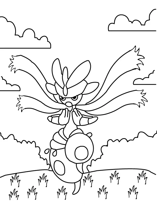 Desenhos de Pokemon MegaEvolu cao Para Colorir 44