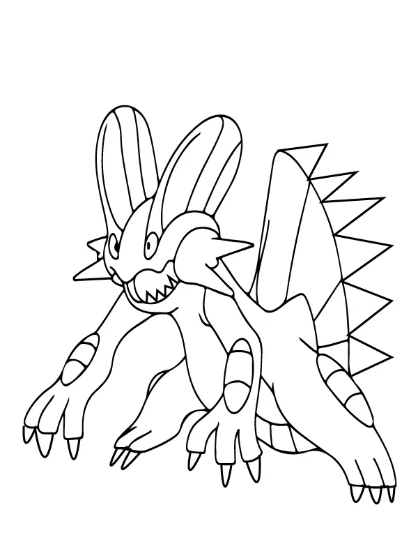 Desenhos de Pokemon MegaEvolu cao Para Colorir 48