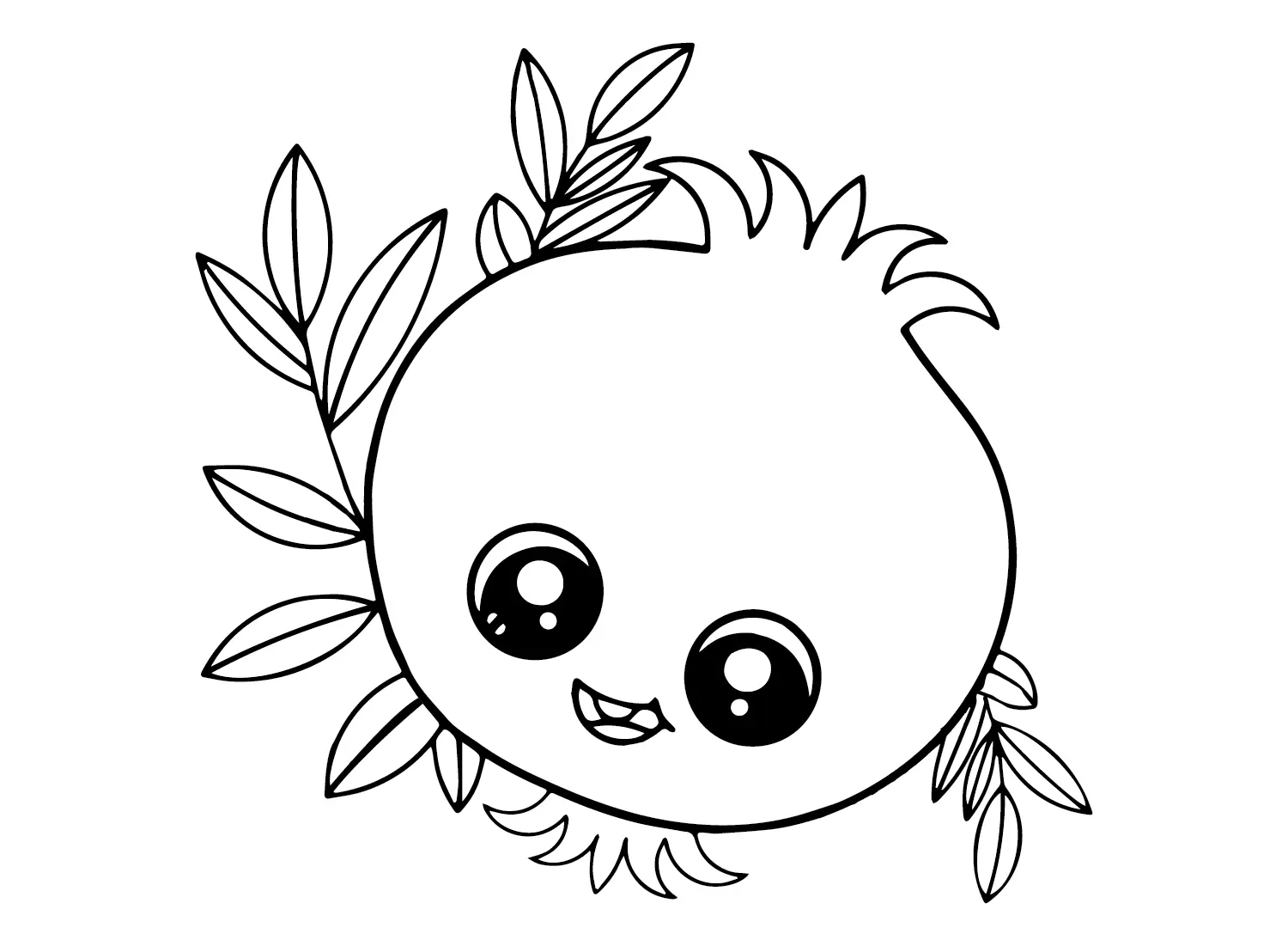 Pomegranate Coloring Pages 1