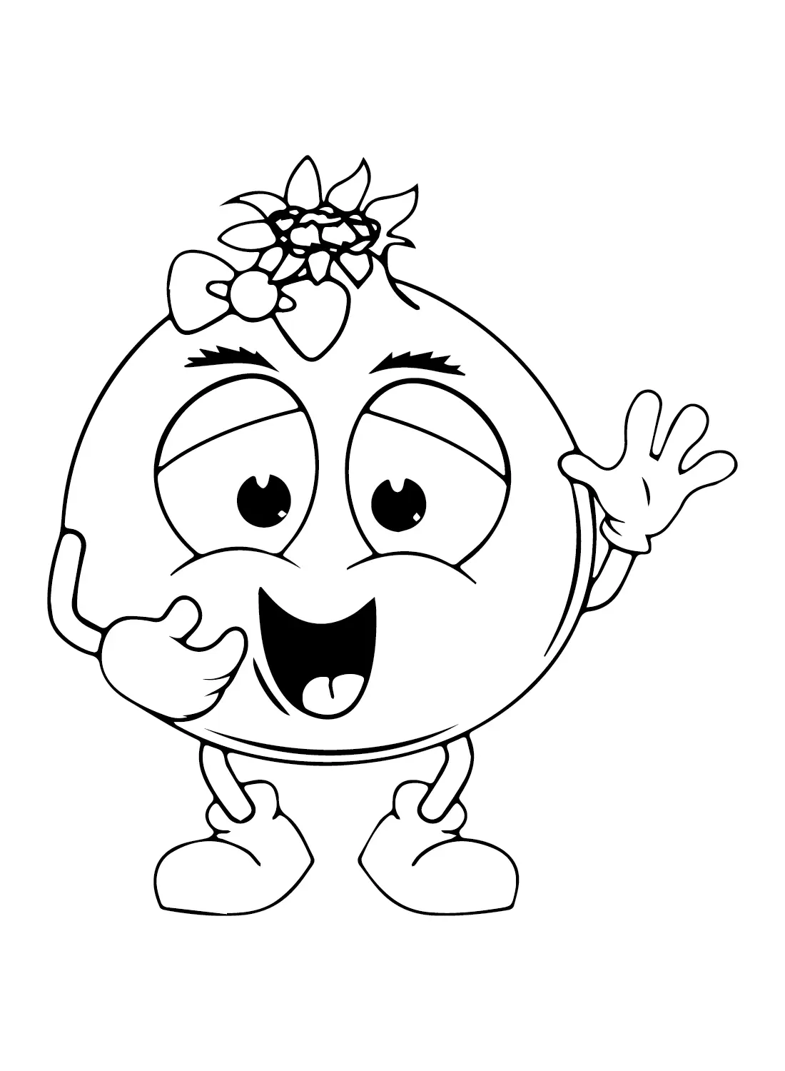 Pomegranate Coloring Pages 20