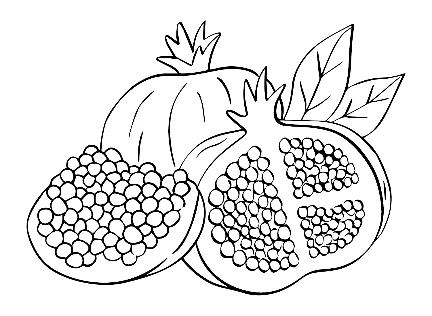 Pomegranate Coloring Pages 21