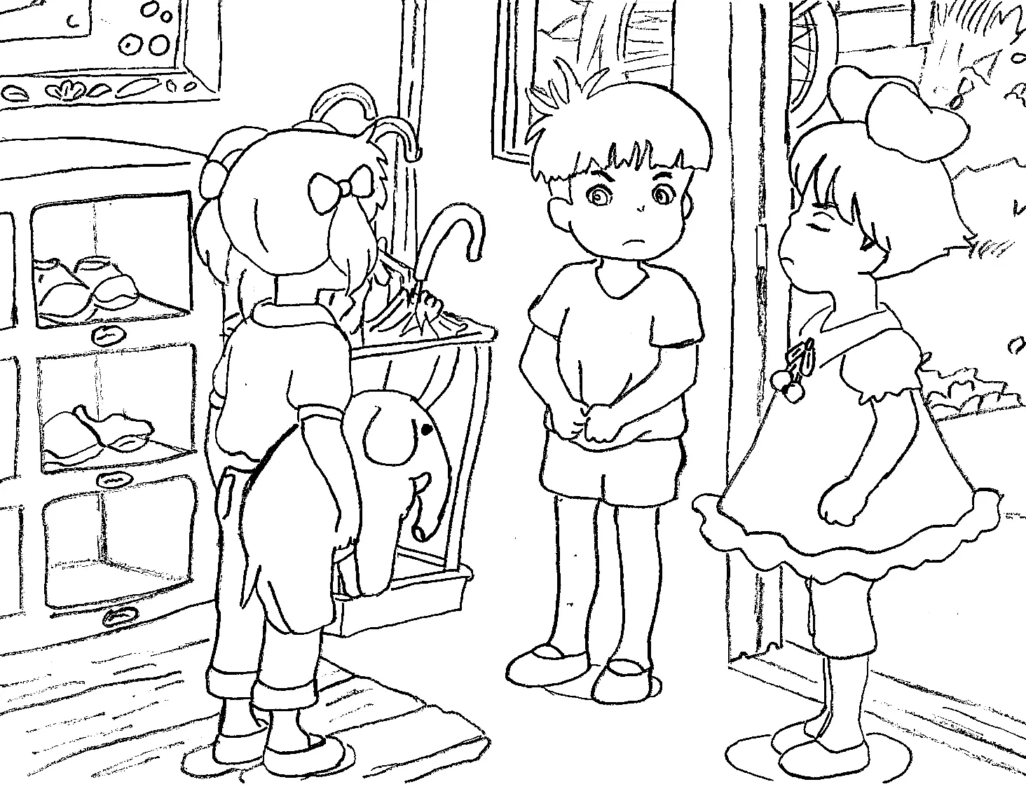 Ponyo Coloring Pages 1