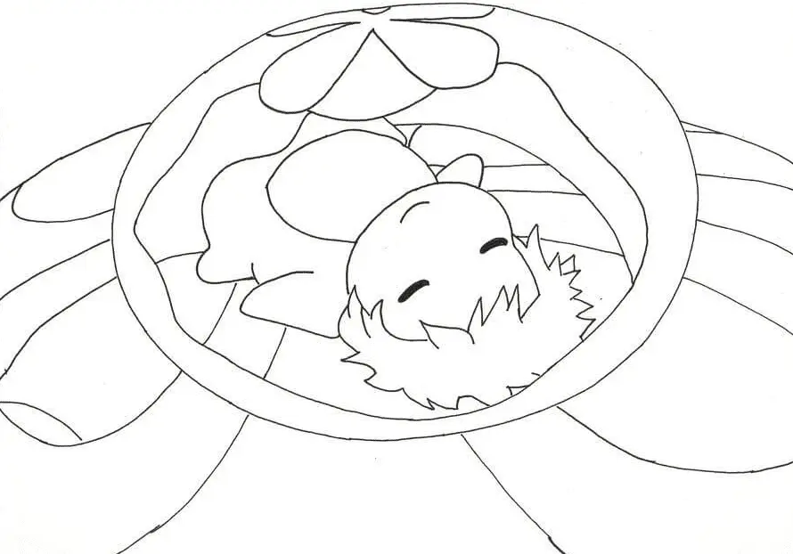 Ponyo Coloring Pages 17