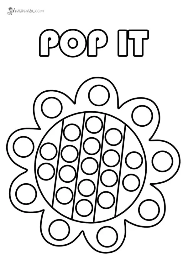 Pop It Coloring Pages 23