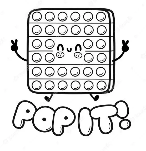 Pop It Coloring Pages 39