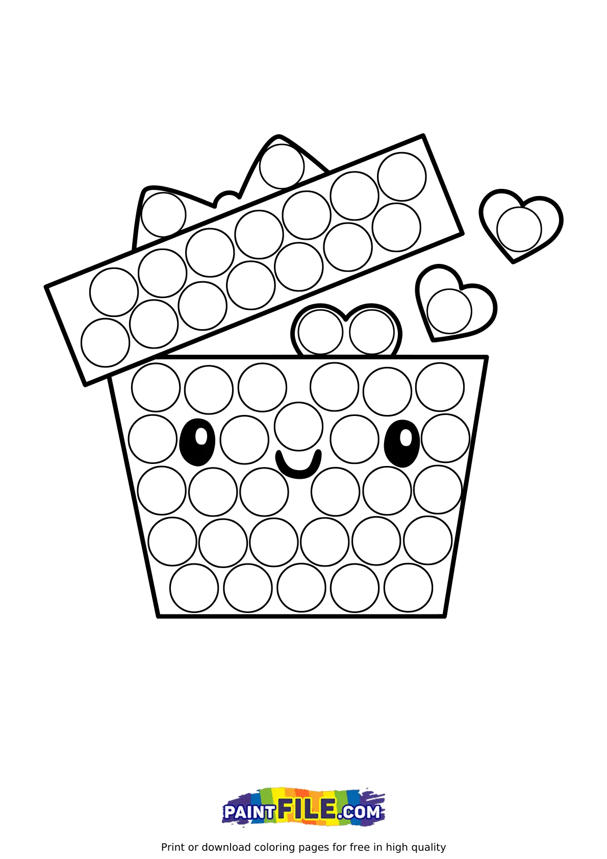 Pop It Coloring Pages 43