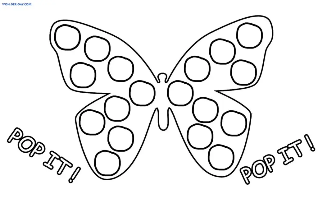 Pop It Coloring Pages 6