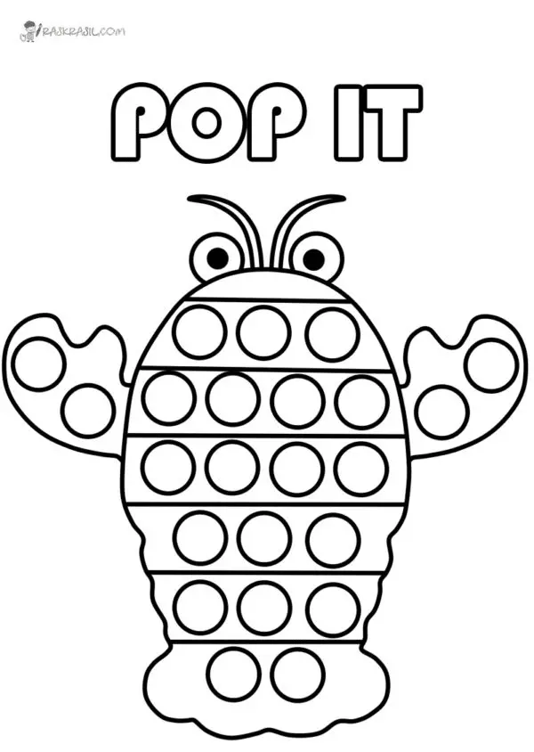 Pop It Coloring Pages 8