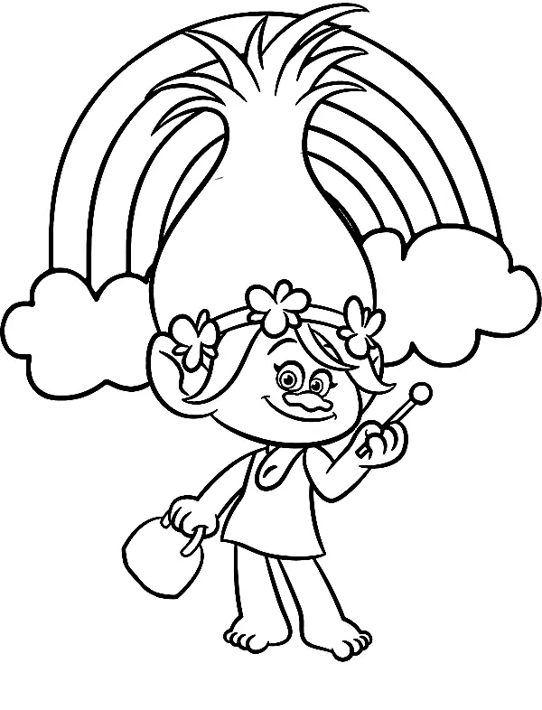 Poppy Coloring Pages 18