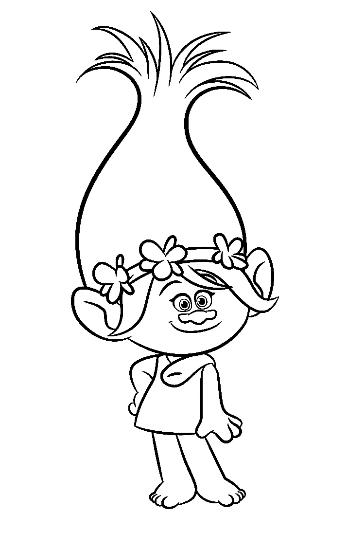 Poppy Coloring Pages 29