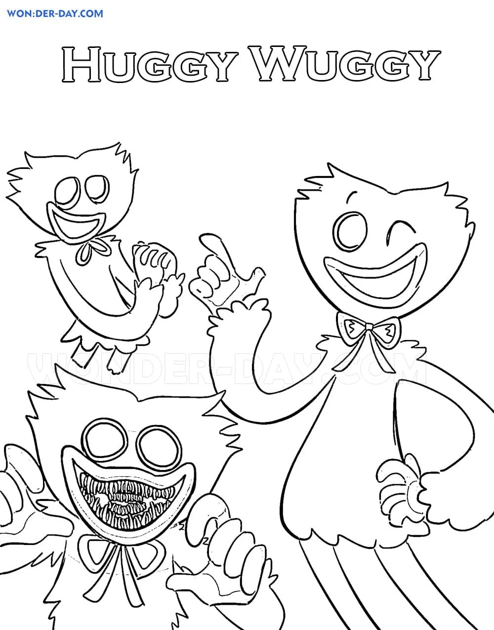 Poppy Playtime Coloring Pages 4