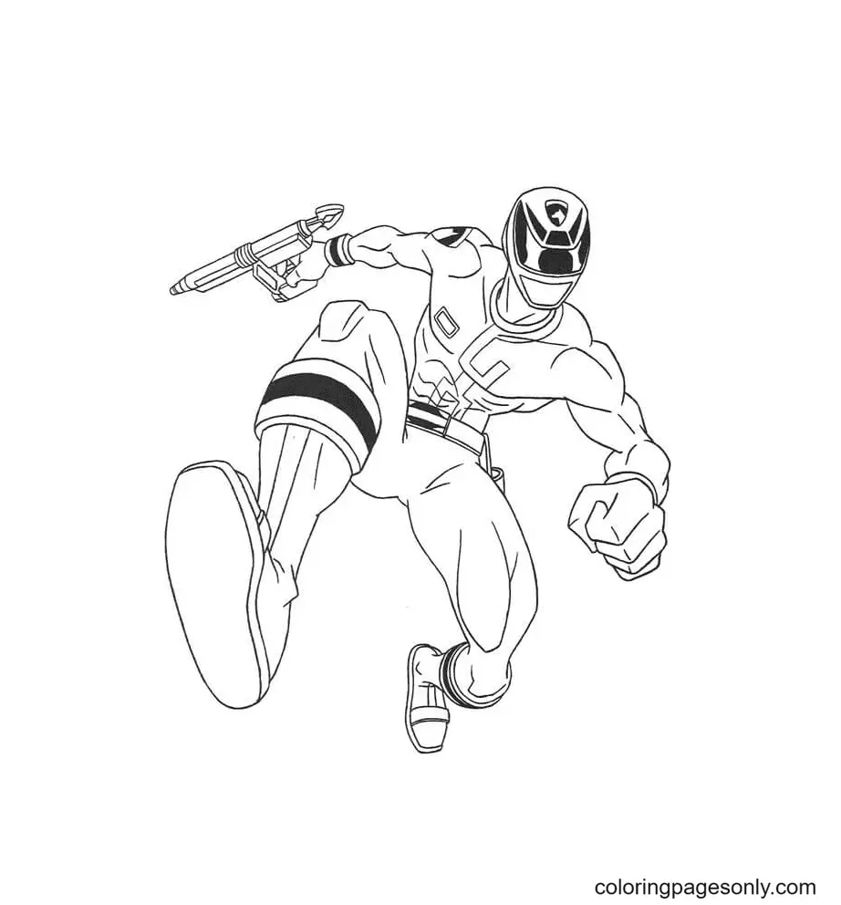 Power Rangers Coloring Pages 54