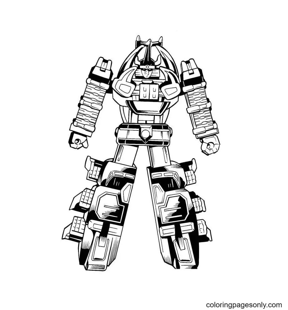 Desenhos de Power Rangers Para Colorir 65