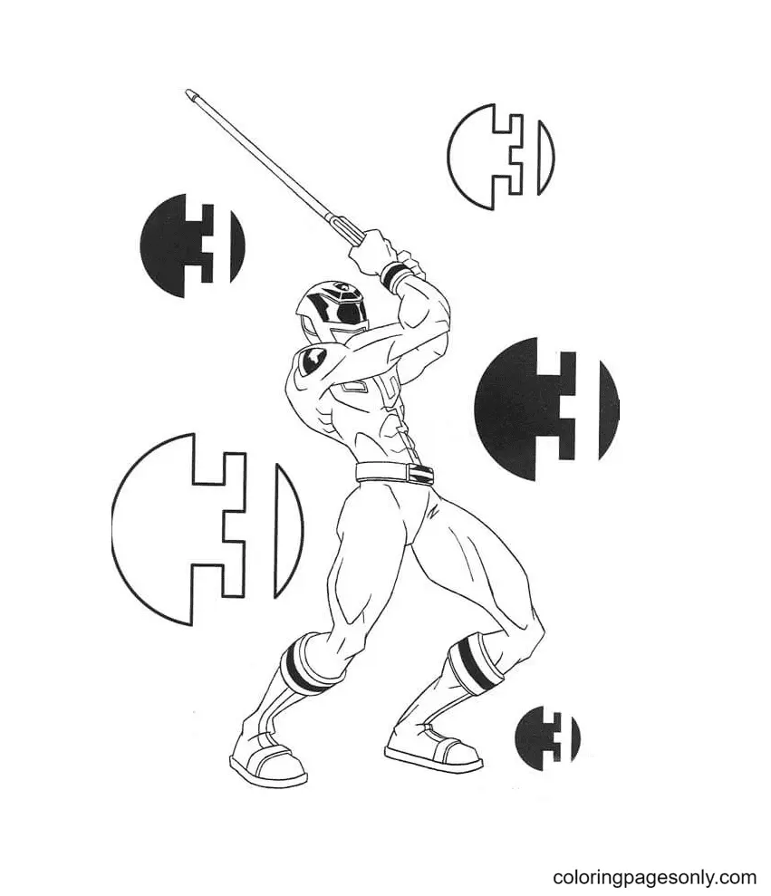 Power Rangers Para Colorear 68