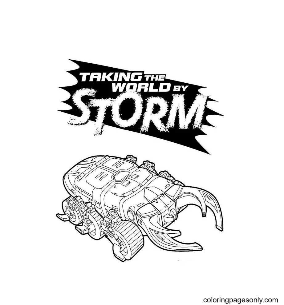 Power Rangers Coloring Pages 71