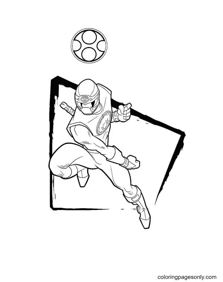 Power Rangers Coloring Pages 74