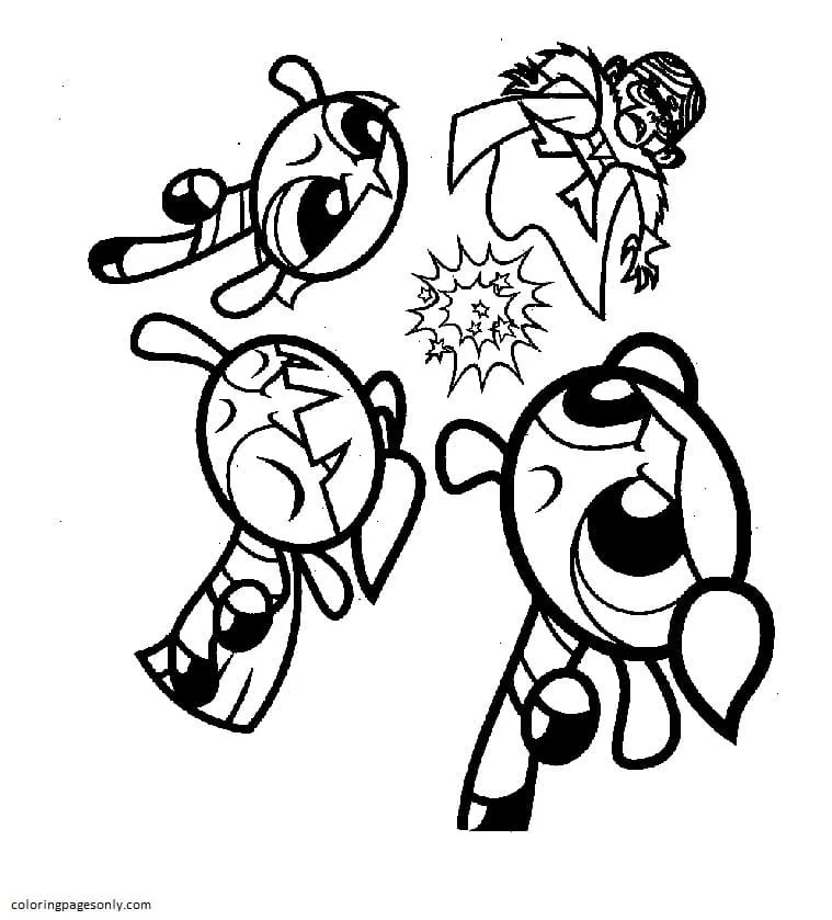 Desenhos de Meninas Superpoderosas Para Colorir 58