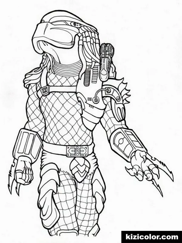 Predator Coloring Pages 102