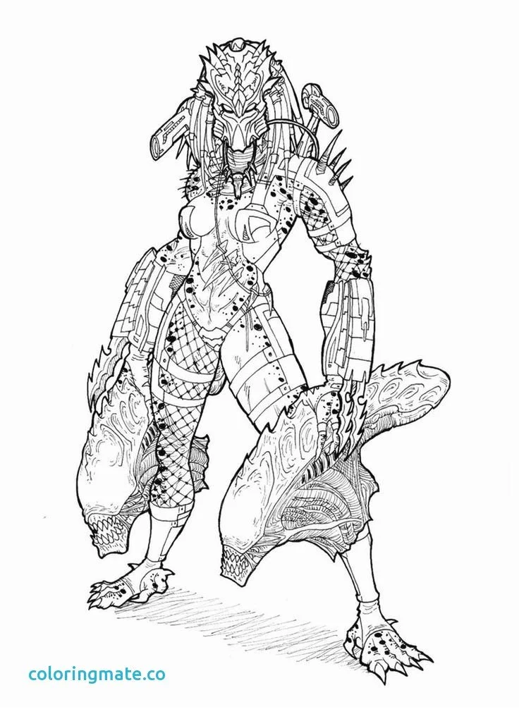 Predator Coloring Pages 105