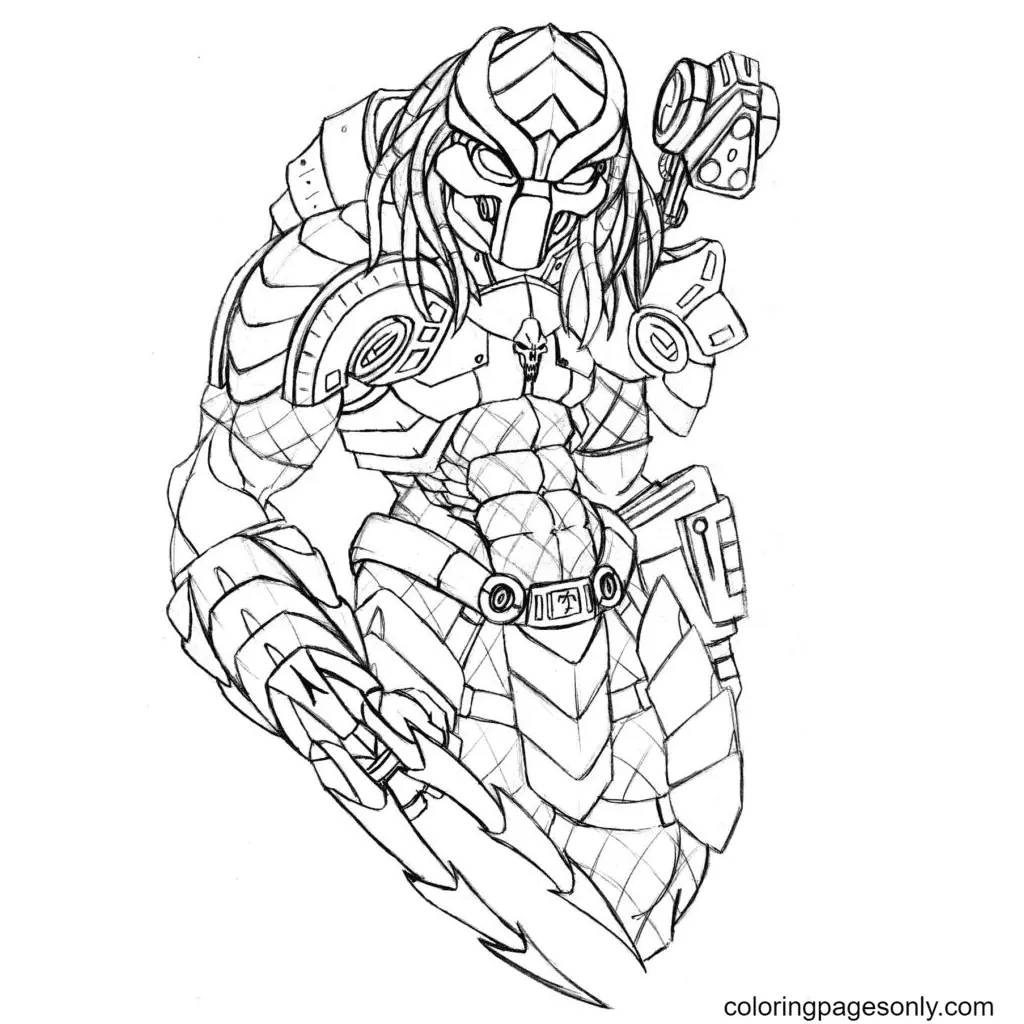 Predator Coloring Pages 50