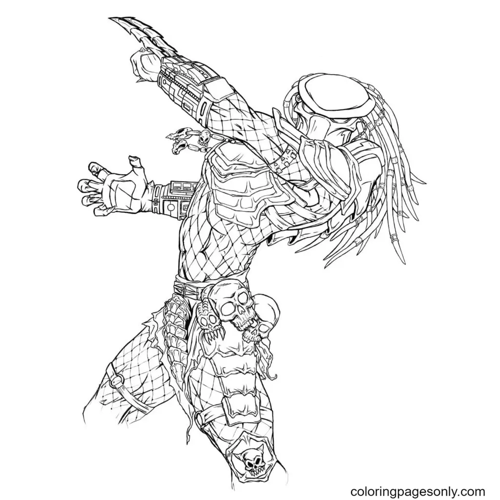 Predator Coloring Pages 60