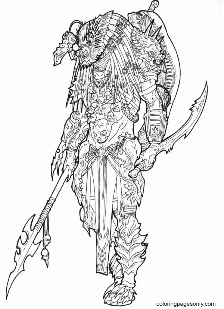 Predator Coloring Pages 63