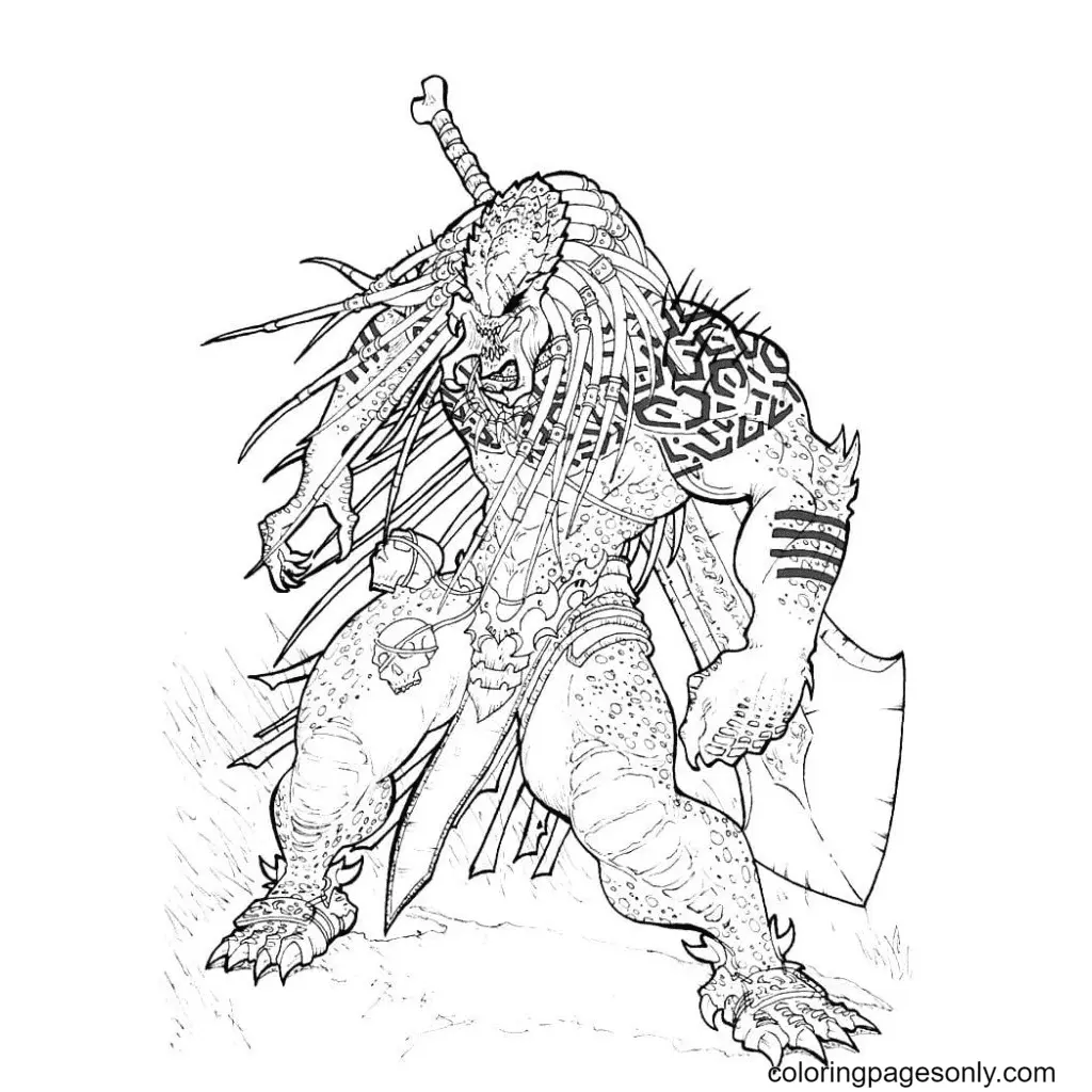 Predator Coloring Pages 66