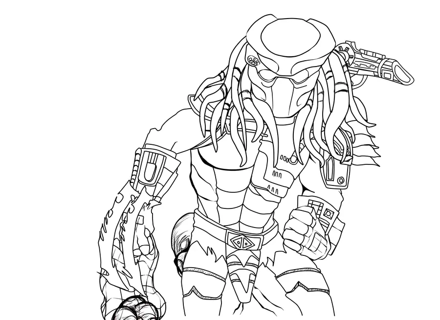 Predator Coloring Pages 69