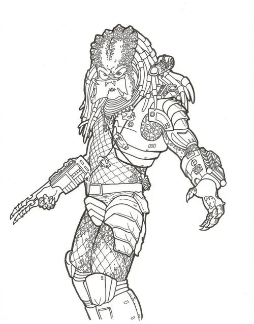 Predator Coloring Pages 73