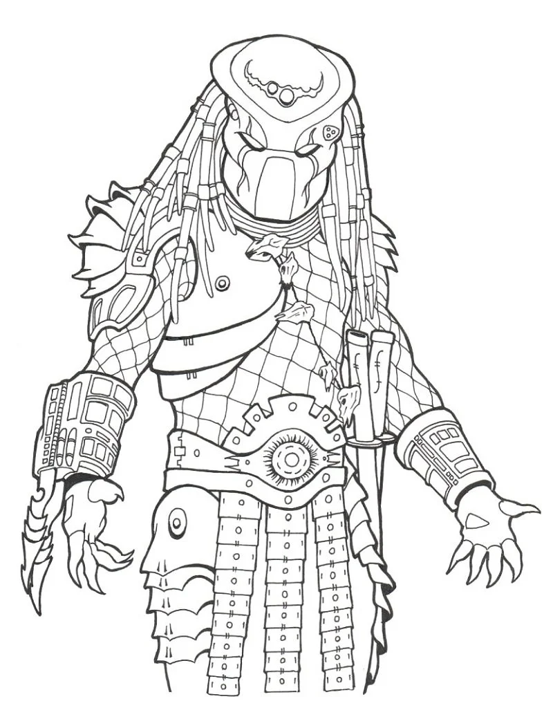 Predator Coloring Pages 75