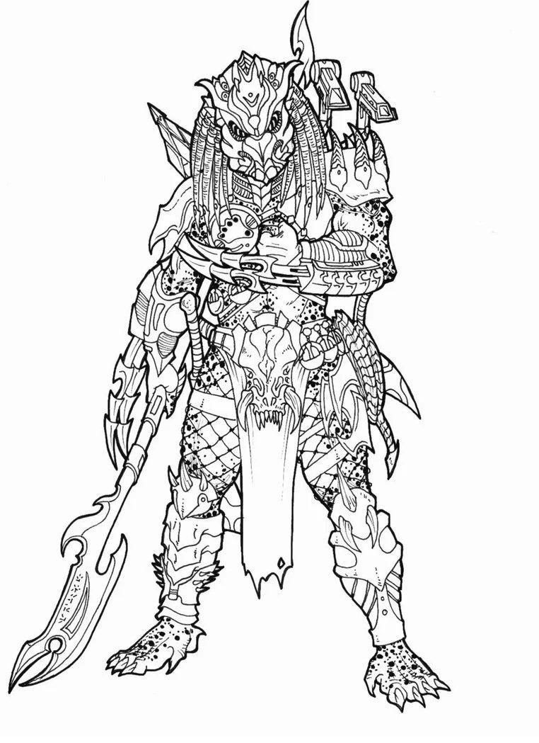 Predator Coloring Pages 79