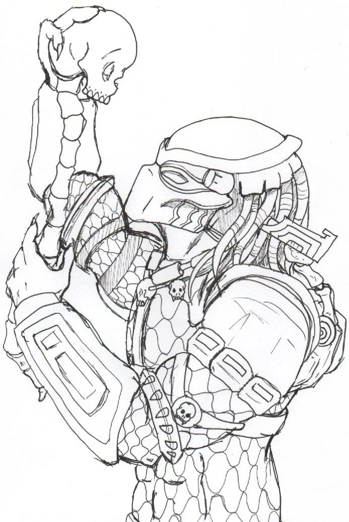 Predator Coloring Pages 85