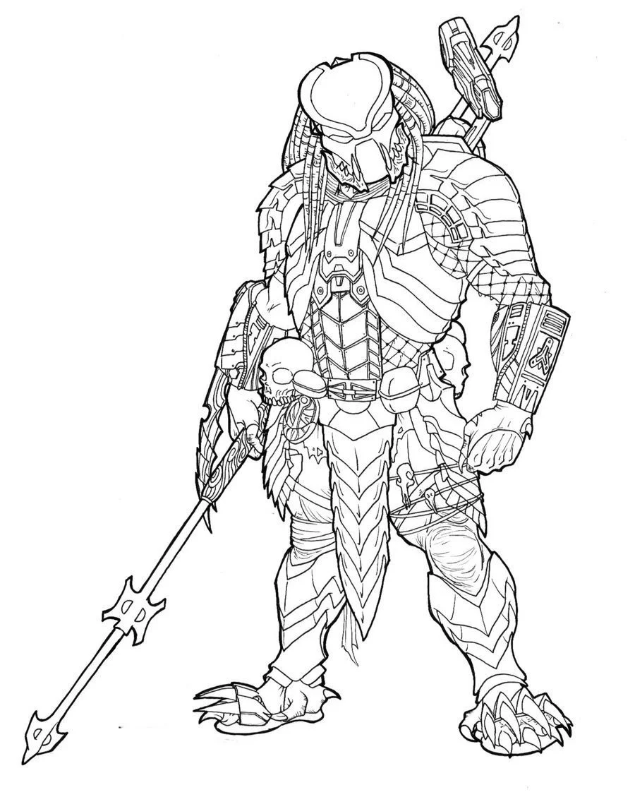 Predator Coloring Pages 88