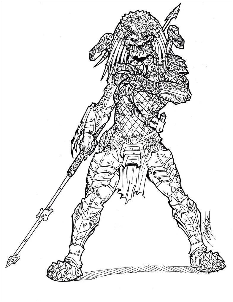 Desenhos de Predador Para Colorir 92