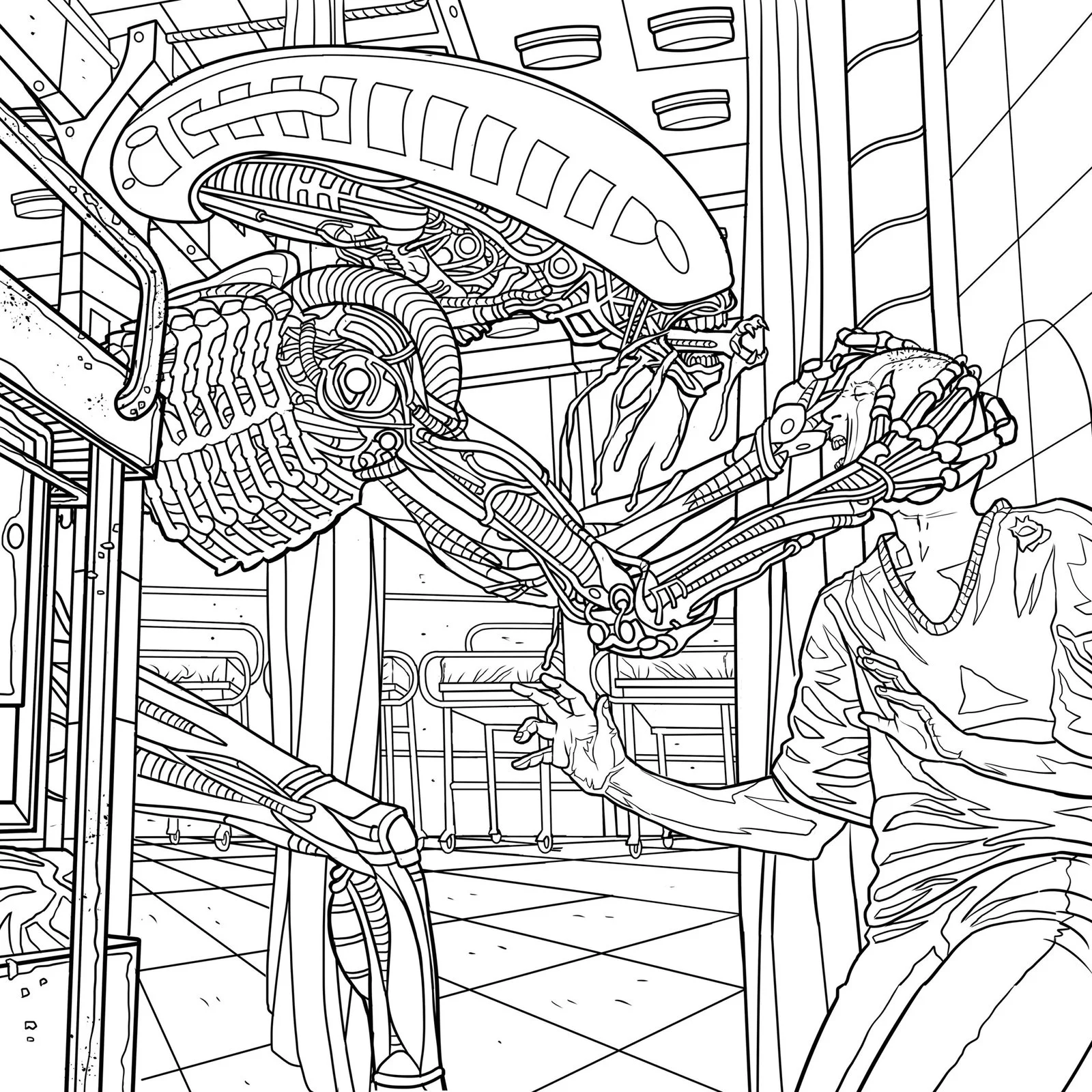 Predator Coloring Pages 96